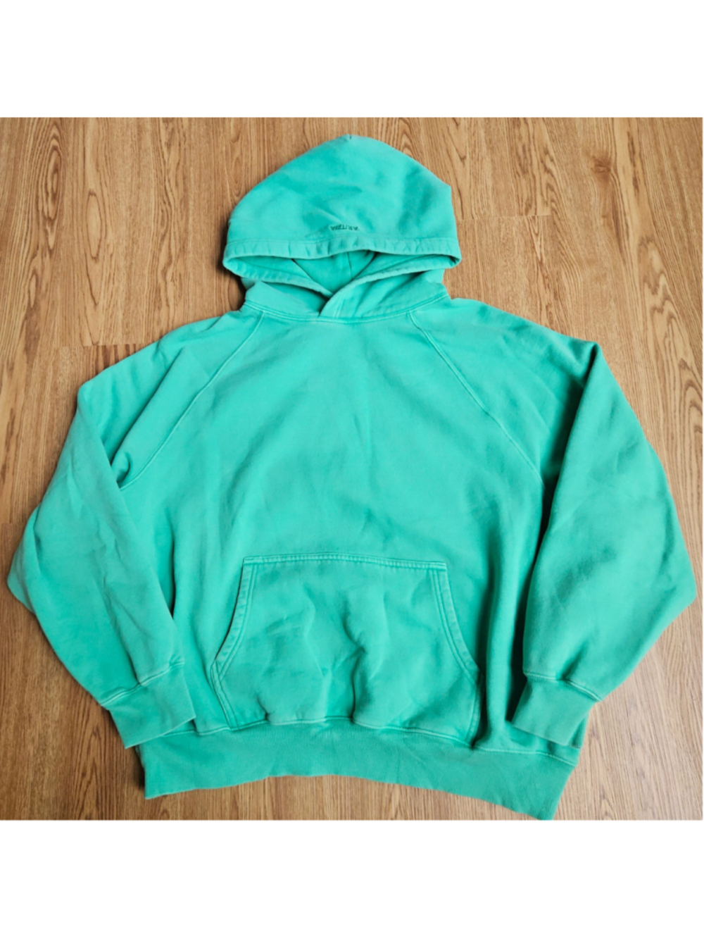 Aritzia TNA Sweatfleece Mega Fit Kelly Green Oversized Hoodie Pullover Large